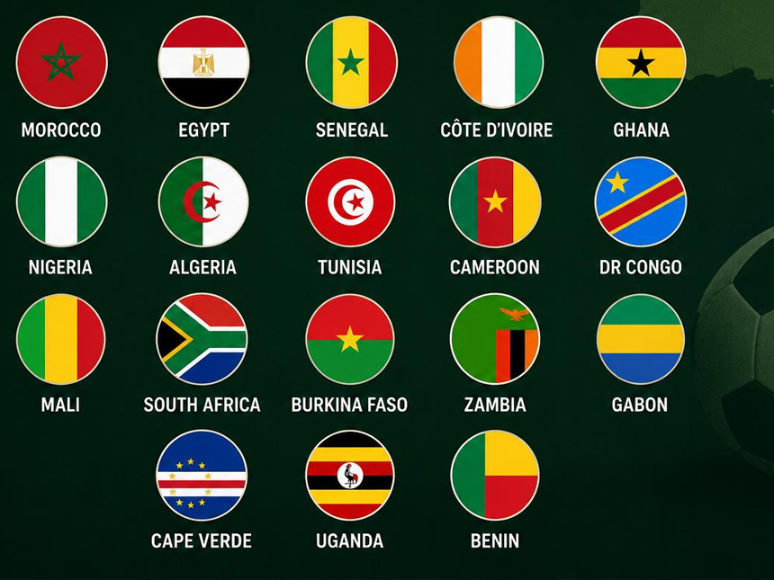 Top 10 africain
